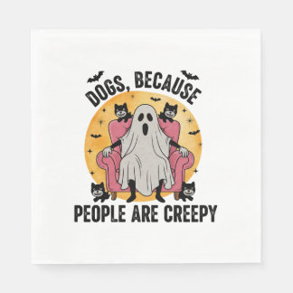 Guardanapo De Papel Cães Porque As Pessoas São Assustadoras