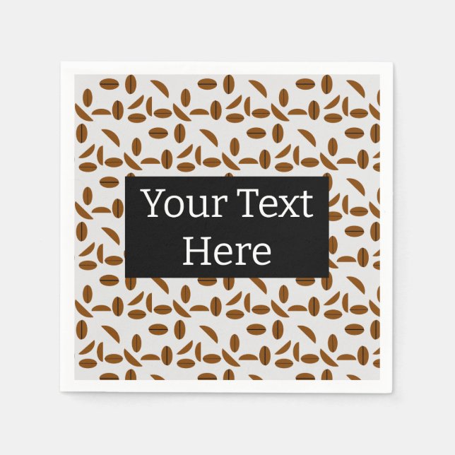 Guardanapo De Papel Café Bean (Frente)