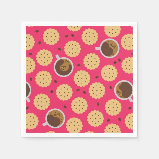 Guardanapo De Papel Café e cookies (Frente)