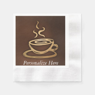 Guardanapo De Papel Café em meu copo
