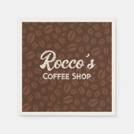 Guardanapo De Papel Café Feijão Castanho