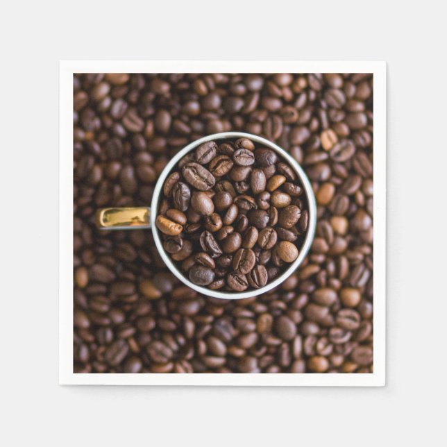 Guardanapo De Papel Café Fragmentos de papel (Frente)