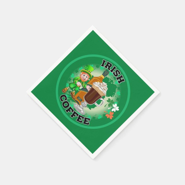 Guardanapo De Papel Café Irlandês - Um Elixir. (Canto)