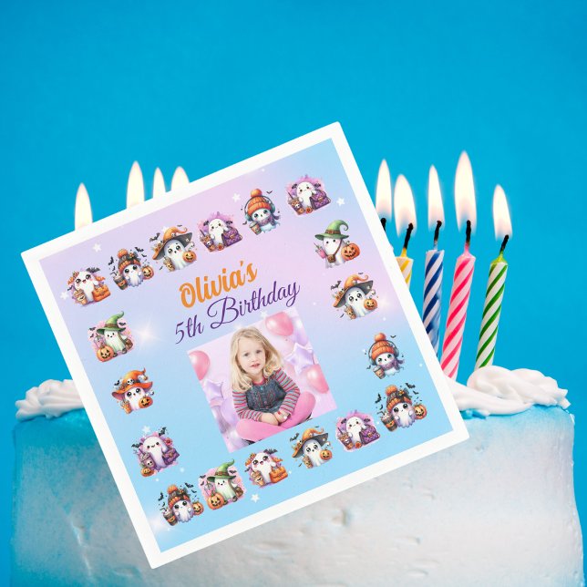 Guardanapo De Papel Café Lover Ghost Mesa Napkin para Crianças Anivers (Criador carregado)