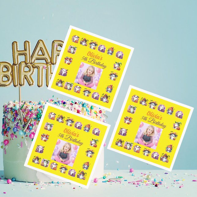 Guardanapo De Papel Café Lover Ghost Mesa Napkin para Crianças Anivers (Criador carregado)