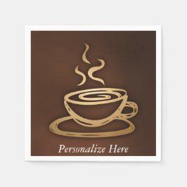 Guardanapo De Papel Café Na Minha Taça