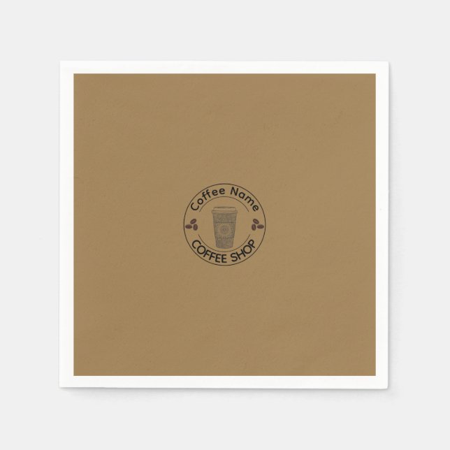 Guardanapo De Papel Café Obsessivo Cujo Barista é (Frente)