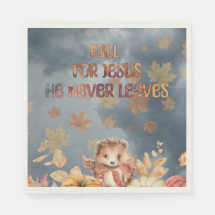 Guardanapo De Papel Cair Por Jesus Ele Nunca Deixa Design