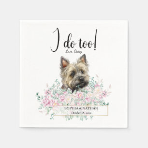 Guardanapo De Papel Cairn Terrier Dog Wedktail Napkins