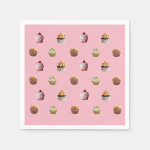 Guardanapo De Papel Cakes Coloridos Napkins
