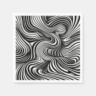 Guardanapo De Papel Caleidoscópio monocromático