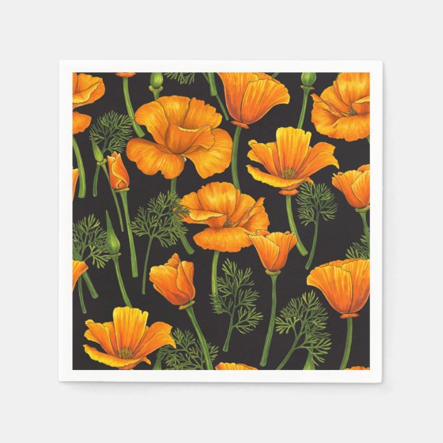 Guardanapo De Papel California poppy (Frente)