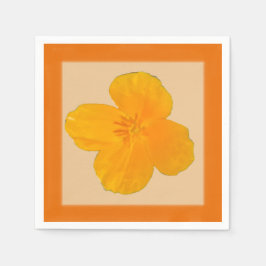 Guardanapo De Papel California Poppy Paper Napkin
