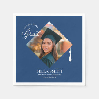 Guardanapo De Papel Caligrafia Moderna Elegante Foto Personalizada de