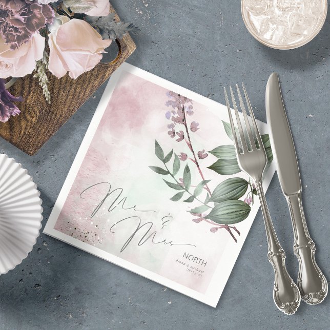 Guardanapo De Papel Calliographic Sr. e Mauve ID771 (Criador carregado)