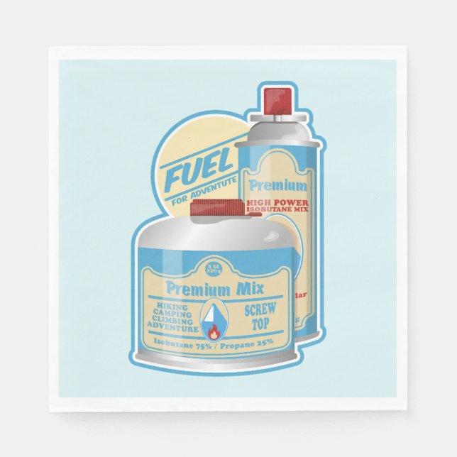 Guardanapo De Papel Câmaras de gás de depósito de campo Butano propano (Frente)