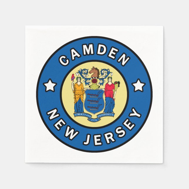 Guardanapo De Papel Camden New Jersey (Frente)