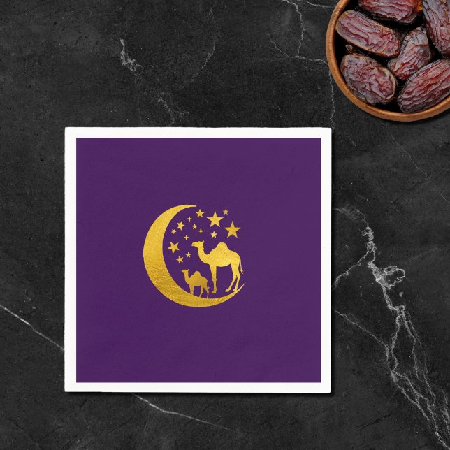 Guardanapo De Papel Camelo Ouro Elegante (Criador carregado)