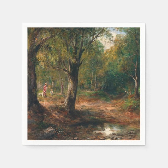 Guardanapo De Papel Caminhada na Floresta - Emil Barbarini (Frente)