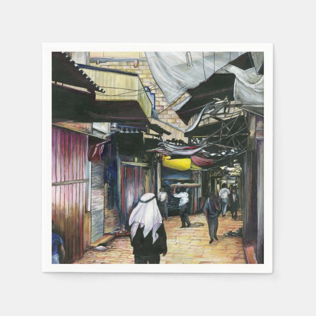 Guardanapo De Papel Caminhe para casa através da Antiguidade, Jerusalé (Frente)