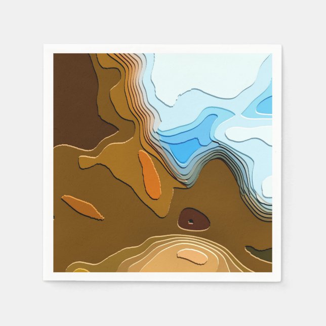 GUARDANAPO DE PAPEL CAMINHO DE MONTANHA (Frente)