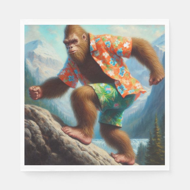 Guardanapo De Papel Caminho do Pé Grande (Frente)