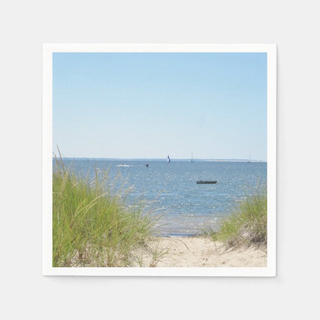 Guardanapo De Papel Caminho para a praia (Frente)