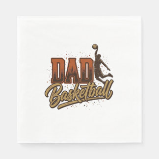 Guardanapo De Papel Camisa de Basquete do Papai com Desenho de Gravaçã