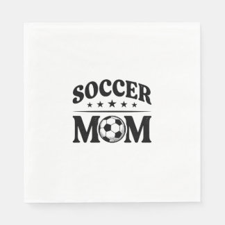 Guardanapo De Papel Camisa de Mãe de Futebol Vintage Design Vetorial_1