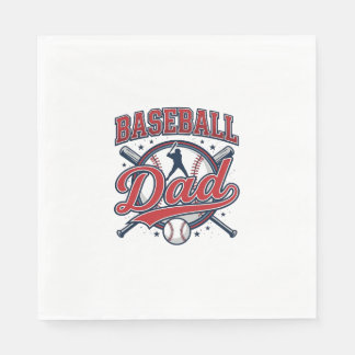 Guardanapo De Papel Camisa de Pai de Beisebol Vintage Design_1