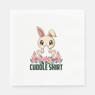 Guardanapo De Papel Camisa Encharcada Coelho Pijamas Pijamas Nightshir