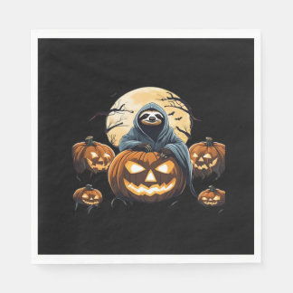 Guardanapo De Papel Camiseta Clássica de Caça à Noite de Sloth