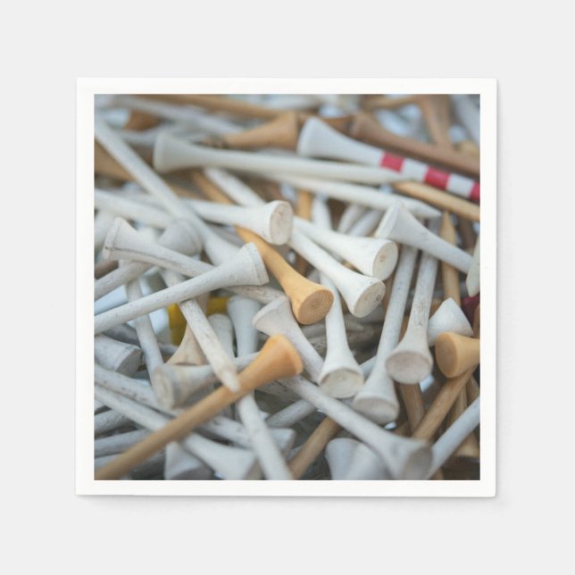 Guardanapo De Papel Camisetas de golfe (Frente)