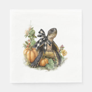 Guardanapo De Papel Camisolas-do-mar Animais de outono Pumpkin