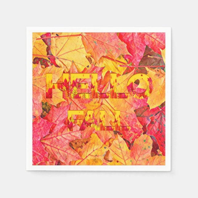 Guardanapo De Papel Camouflage Leaves (Frente)