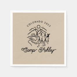 Guardanapo De Papel Camp Bachelorette Coquetel Personalizado Napkins