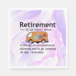 Guardanapo De Papel Campanha Amplia Definição de Aposentadoria