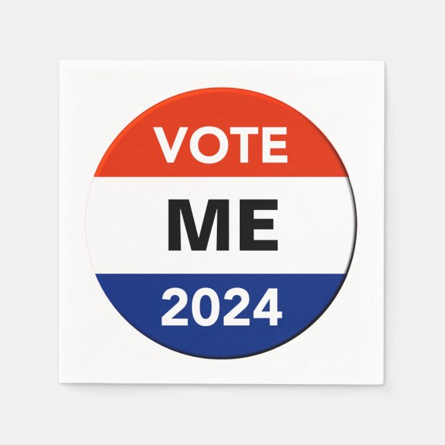 Guardanapo De Papel Campanha eleitoral presidencial 2024 (Frente)