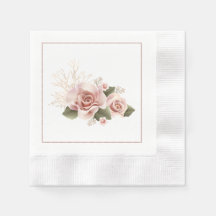 Campanha Floral Cocktail Napkins