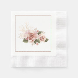 Guardanapo De Papel Campanha Floral Cocktail Napkins