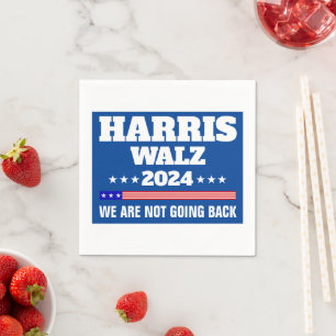 Guardanapo De Papel Campanha Harris Walz 2024