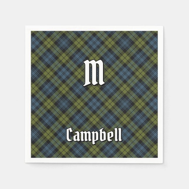 Guardanapo De Papel Campbell Tartan (Frente)