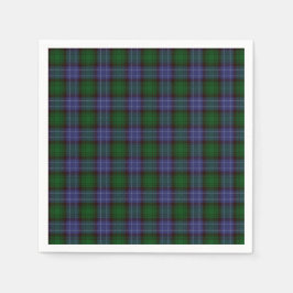 Guardanapo De Papel Campbell Tartan Green Xadrez