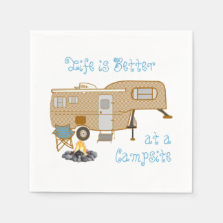 Guardanapo De Papel Camper RV de 5 de Roda de Campanha