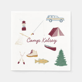Guardanapo De Papel Camping Bachelorette
