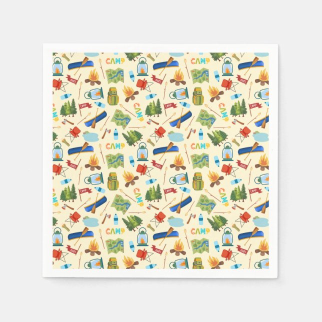 Guardanapo De Papel Camping Life (Frente)