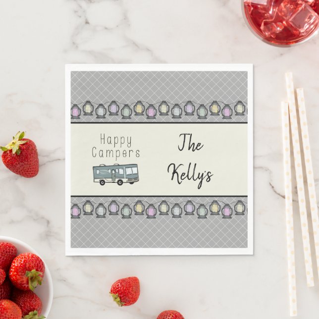 Guardanapo De Papel Campos felizes Personalizados RV (Insitu)