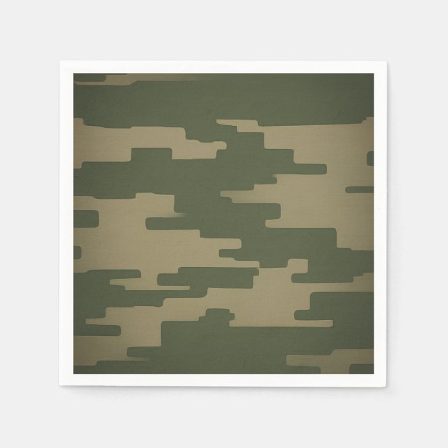 Guardanapo De Papel Camuflagem (Frente)