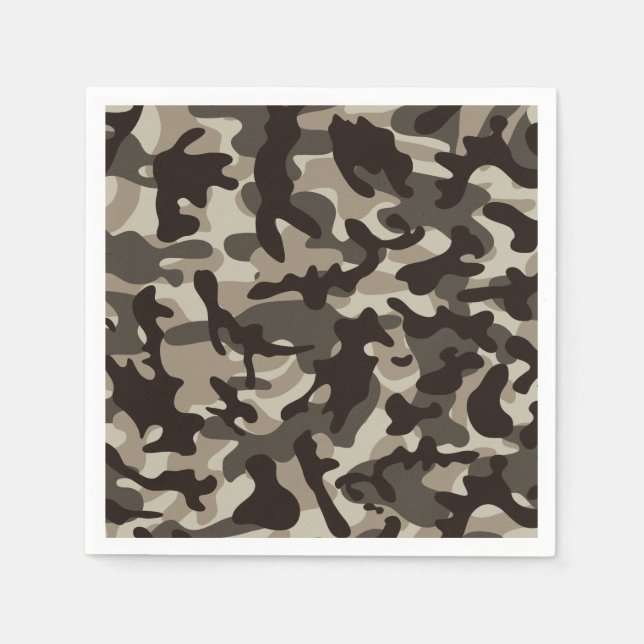 Guardanapo De Papel Camuflagem de Espaço Confinado (Frente)