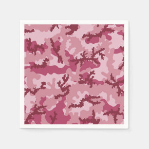 Guardanapo De Papel Camuflagem rosa